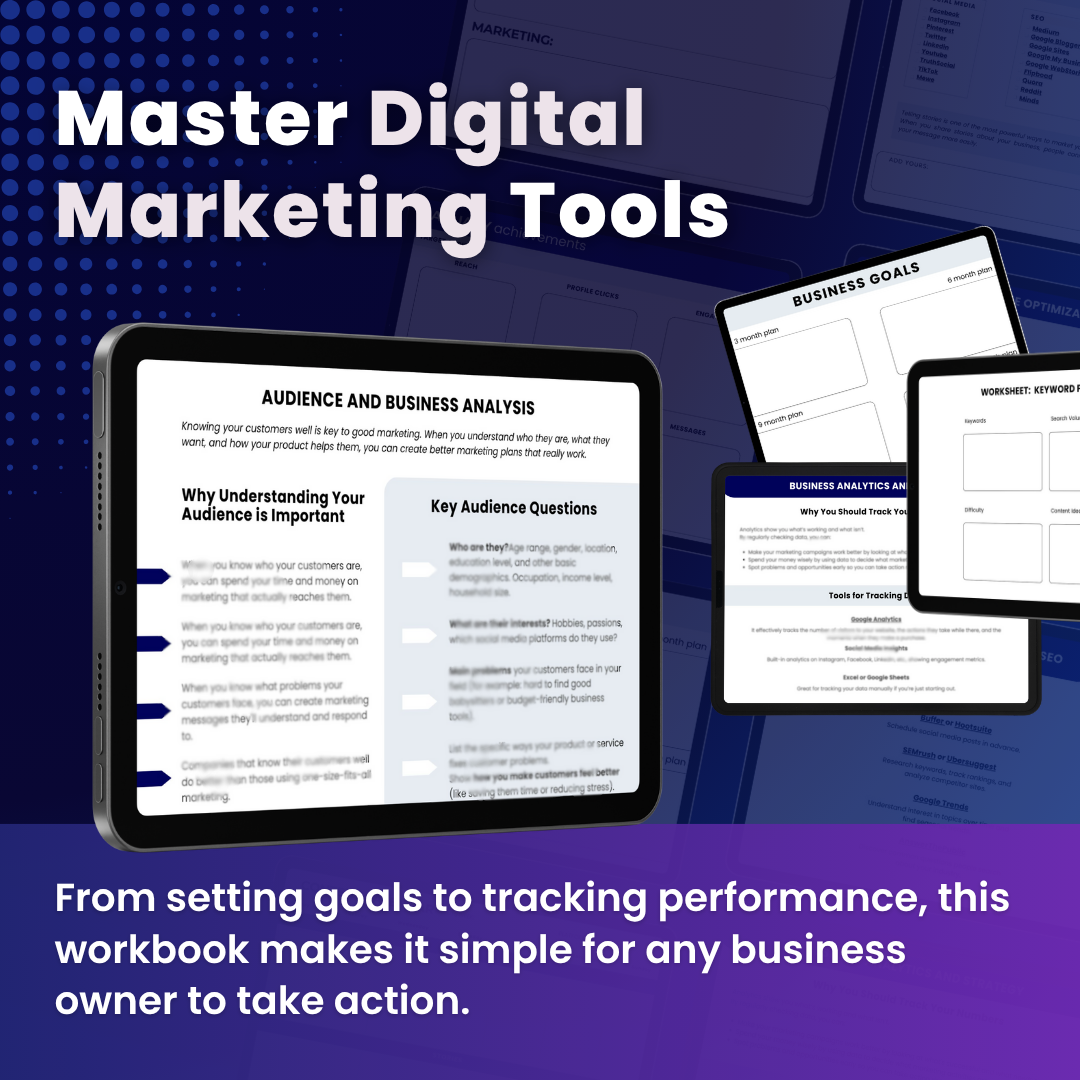 Digital Marketing Workbook & Planner - Image 4