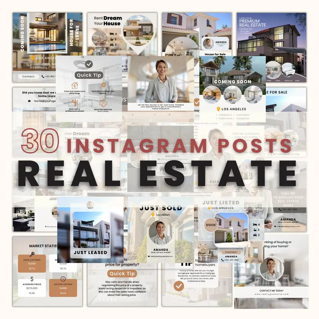 Canva Social Media Stories Real Estate