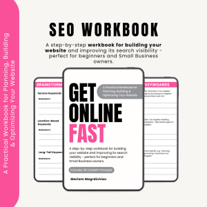 SEO Website Workbook & Marketing Planner